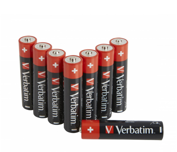 VERBATIM Premium Alkaline LR3 AAA (8 szt blister) 49502 - 1282377 - zdjęcie